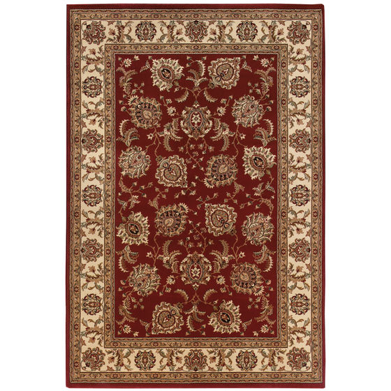 Ariana 117c Red/Ivory Area Rug