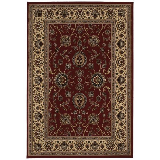 Ariana 130_8 Red/Ivory Area Rug