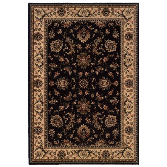 Ariana 311k Black/Ivory Area Rug