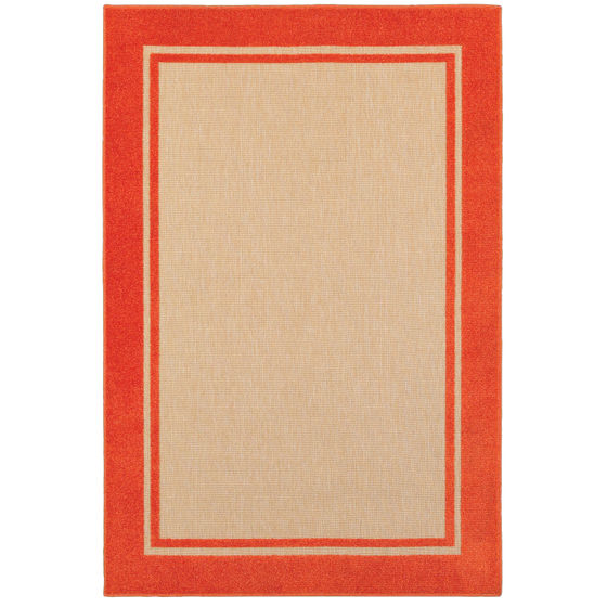 Cayman 5594q Sand/Orange Area Rug