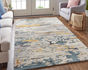 Everley 8644F Gray/Yellow/Blue Rug