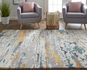 Everley 8644F Gray/Yellow/Blue Rug