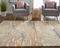 Everley 8644F Tan/Blue Area Rug