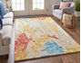 Everley 8646F Ivory/Yellow/Blue Rug