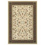 Kashan 108x Ivory/Black Area Rug