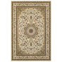 Kashan 119w Ivory/Beige Area Rug