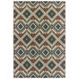 Latitude 2x Grey/Orange Area Rug
