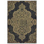 Marina 5929k Black/Tan Area Rug