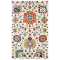 Zahra 75502 Ivory/Orange Area Rug